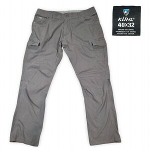 KUHL KONFIDANT AIR Men's 40x32 Gray Cargo Outdoor Vented Crotch Hiking Camping